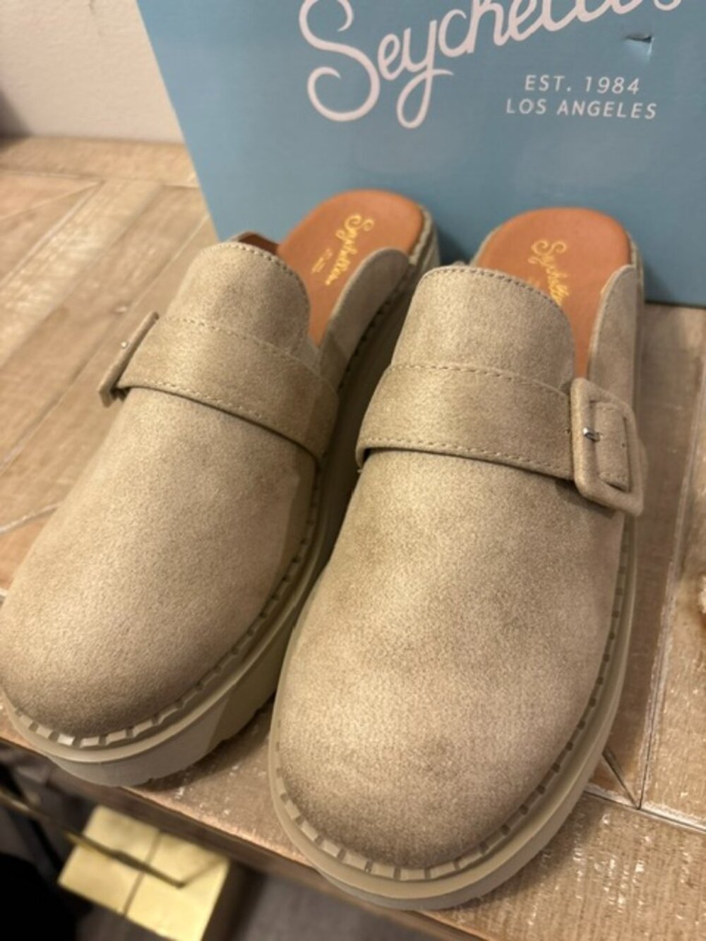 Women's Seychelles Together Platform Clog - Sand